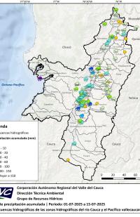 Informe Hidroclimatológico primera quincena de Julio - 2025