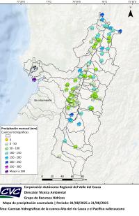Informe hidroclimatologico de Agosto 2025