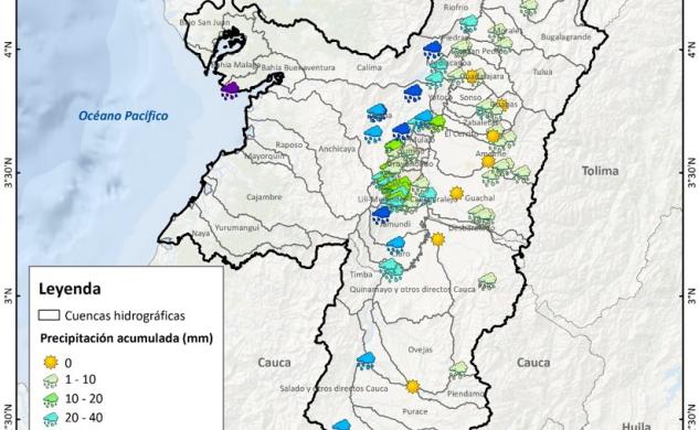 Informe de las condiciones hidroclimatológicas durante la primera quincena de septiembre en el valle del cauca y norte del cauca 